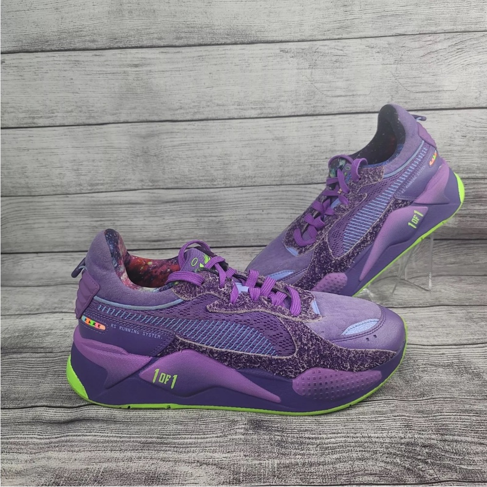 NWT‎ Men’s RS X Galaxy Lamelo Ball Puma Purple Basketball Shoes Sz 9 New No Box